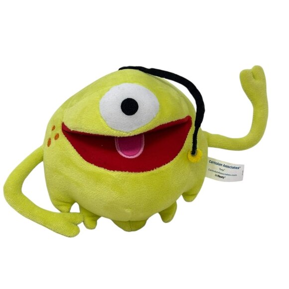 CURRICULUM ASSOCIATES iReady YOOP 6" Green Cyclops Monster Plush One Eye - Picture 1 of 4